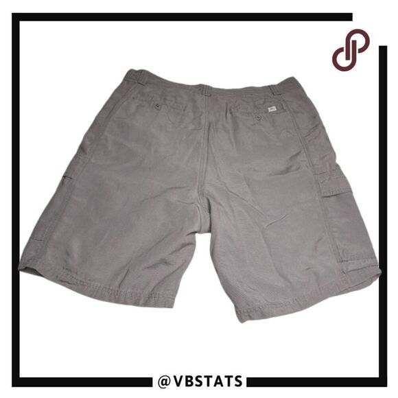 Tommy Bahama Relax Men's Tencel Cotton Blend Cargo Pocket Shorts Gray Size 38 - Picture 2 of 7
